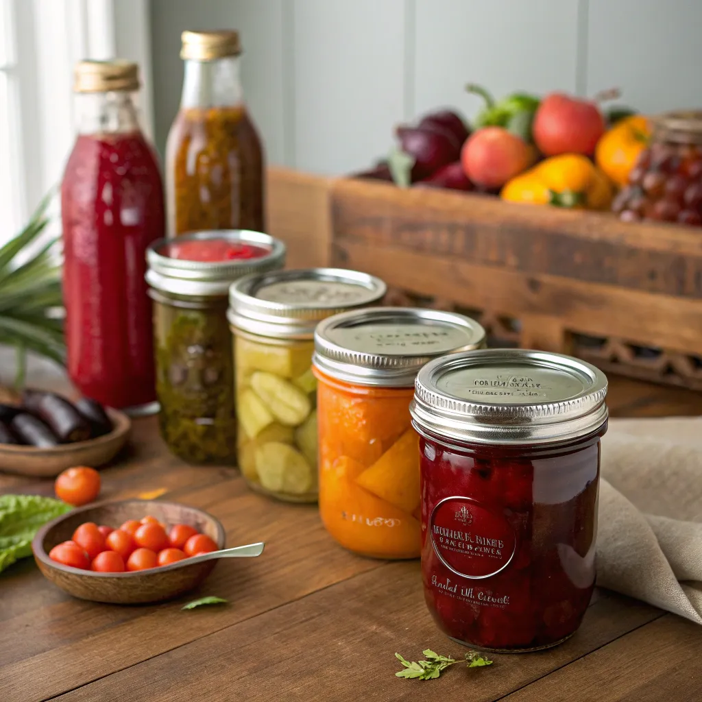 Assorted Canning Jars